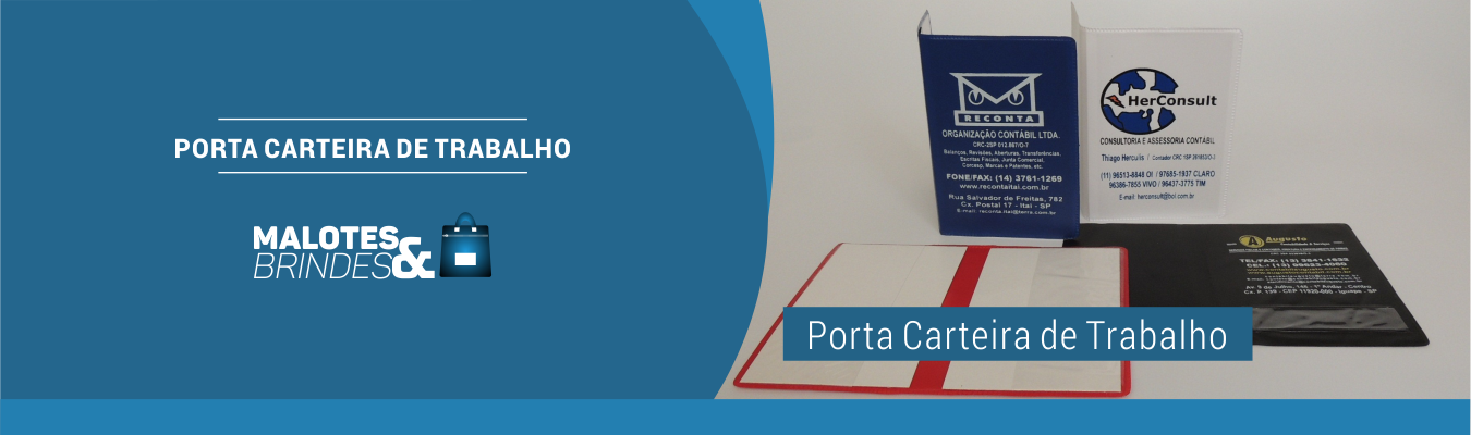 porta carteira de trabalho